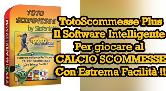 Totoscommesse Plus Battuto il Calcio Scommesse Con Questo Software Che Permette la Vincita Costante